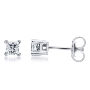 Pendientes de Aro de Moissanita de 1 Quilate Chapados en Oro de Dos Tonos, Diseño Redondo, Elegantes para Uso Diario, Joyería de Regalo para Mujer - Product Image 2