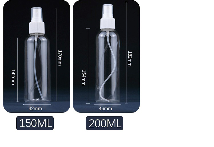 Wholesale 15ml - 500ml Empty Plastic 100ml Spray Bottles 100 Ml Pet Spray Bottle With Fine Mist Sprayer