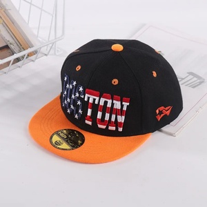 Hip Hop Embroidery <b>Waterproof</b> Sporty 5-Panel Flat Brim Sunblock Travel Head Circumference Personality Hat Baseball <b>Caps</b> - Product Image 5