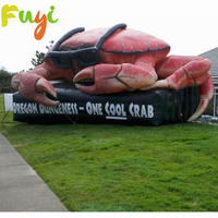 Modèle gonflable géant personnalisé Fuyi de crabe des mers, crabe poilu pour la publicité et la promotion des restaurants