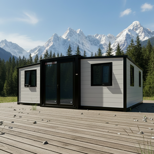 <span class=keywords><strong>Casa</strong></span> Container Prefabbricata <span class=keywords><strong>di</strong></span> Lusso Espandibile 40ft, Design Moderno, Abitazione Portatile - Product Image 1