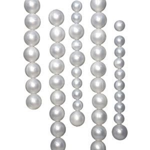 Ornements de perles simulées de 5,5 à 8 cm, grandes perles rondes en plastique simulées pour la décoration de mariage, de fête ou de fond de scène DIY - Product Image 5