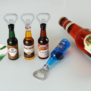 Abridor de Botellas Multifuncional Creativo, Imán para Refrigerador con Diseño de Botella de <span class=keywords><strong>Cerveza</strong></span>, Imán para Refrigerador con Forma de Lata de Bebida - Product Image 1