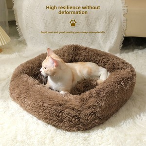 Lit chaud d'hiver transfrontalier pour animaux de compagnie, tapis long en <span class=keywords><strong>peluche</strong></span> pour chien, villa et maison pour chat, fournitures pour animaux de compagnie directement de l'usine - Product Image 3