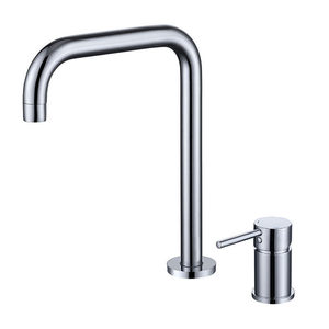 Rubinetto Miscelatore Moderno in Acciaio Inossidabile per <span class=keywords><strong>Lavabo</strong></span> Bagno, a Cascata, Montaggio su Piano, per <span class=keywords><strong>Lavabo</strong></span> Singolo - Product Image 1