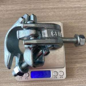 Connecteur croisé forgé, norme européenne, <span class=keywords><strong>clip</strong></span> galvanisé, connecteur d'échafaudage pour hôtels et ateliers, capacité de charge 250 kg, <span class=keywords><strong>5</strong></span> unités - Product Image 4