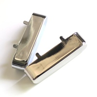 Donlis PC12 Chrome Closed Vintage TL Guitar Pickup Cover Brass Material Nickel Color for Neck Pickups