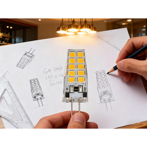 หลอดไฟ LED G4 2.1W 210-230LM DC12V สำหรับไฟในร่ม - Product Image 6