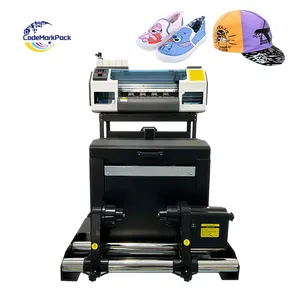 Codemarkpack produk diskon besar baru L-402 I3200 XP600 kepala ganda Printer DTF 30cm 12 inci A3 mesin cetak printer dtf