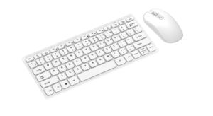 Set Combo <span class=keywords><strong>Tastiera</strong></span> e Mouse <span class=keywords><strong>Wireless</strong></span> Mini da 2.4g, Bianco e Nero, 78 Tasti, Disponibile in Stock di Fabbrica - Product Image 3