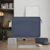 Vente en gros de housse de bureau coréenne personnalisée et élégante pochette portable en polyester durable pour ordinateur portable 13 15.6 pouces