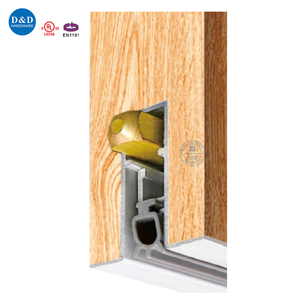 Tagliafuoco con chiusura <span class=keywords><strong>a</strong></span> goccia <span class=keywords><strong>per</strong></span> porta b EN 1191 striscia di tenuta automatica <span class=keywords><strong>per</strong></span> porta in legno - Product Image 1