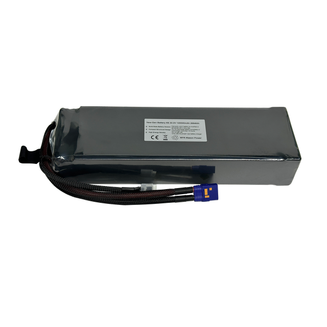 Up to 420Wh/Kg Ultra High Voltage Solid State Battery 22.2V 6S 120000mAh Lipo Battery  QS-8S for Long Range Mapping Survey Drone