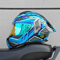 Nouveaux casques de moto intégraux ORZ avec visière simple, doublure en mousse ABS, fermeture rapide pour hommes et femmes, toutes saisons