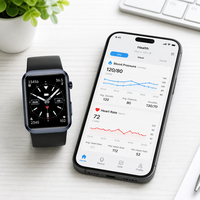 Reloj Inteligente 4G Independiente con Monitor de Presión Arterial y Airbag, Pantalla AMOLED, Rastreador de Salud, Frecuencia Cardíaca, SpO2, Alerta SOS, GPS