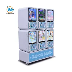 WANGERBAO Usine En Gros Commercial Métallique Gashapon Machine Mini Capsule Jouet Distributeur Automatique Gachapon Machine Personnalisé Gacha Machine