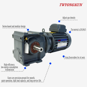 Motore a Ingranaggi Elicoidali Serie <span class=keywords><strong>S</strong></span> con Riduttore a 90 Gradi - Product Image 5