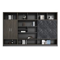 WJG-225X Armoire de classement en bois pour bureau de direction, rangement de documents, bibliothèque sur pied, ignifuge