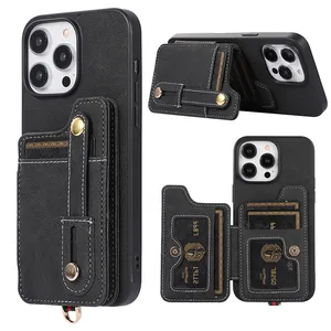 Luxury PU Leather Wallet Card Cell Phone Case Cover For IPhone 15 14 13 12 11 Pro Max