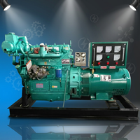 Generador Diésel Marino de Precio de Fábrica, 400v 380V, 50hz 60hz, Trifásico, 30kw 40KVA, Generador de Alta Eficiencia Weifang
