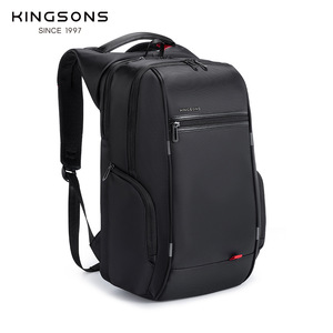 Kingsons Men's Backpack 20-35L Computer Interlayer With Usb Business Travel Solid Color Detachable Strap Spring 2026 - Product Image 3