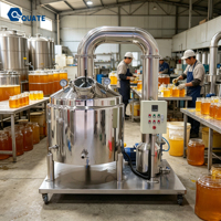 Machines de traitement du miel à petite échelle avec équipement de filtration du miel, machine de raffinage du miel et ligne de production de miel