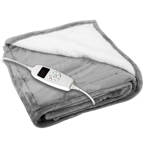 2025 produit tendance ETL 50x60 ''<span class=keywords><strong>couverture</strong></span> <span class=keywords><strong>chauffante</strong></span> électrique en flanelle super confortable avec 8 réglages de temps contrôleur détachable - Product Image 6