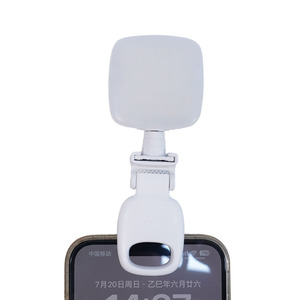 Tùy Chỉnh Xách Tay Trắng Có Thể Sạc Lại <span class=keywords><strong>Mini</strong></span> USB Điền Ánh Sáng Ảnh Tự Sướng Clip Ánh Sáng Cho Điện Thoại Màu Hồng <span class=keywords><strong>LED</strong></span> Ánh Sáng Chụp Ảnh - Product Image 1