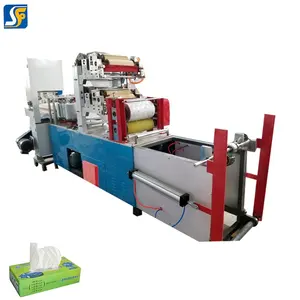 Tweedehands Zachte Twee Kleuren Tafel Tissue Papier Machine Servet Papier Maken Machine Prijs