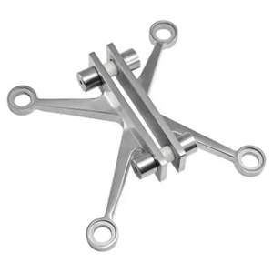 स्टेनलेस स्टील ग्लास मकड़ी ग्लास पर्दे की दीवार फिटिंग स्टेनलेस स्टील ग्लास क्लैंप स्पिडर्स - Product Image 5