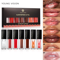 Offre Spéciale – Lot de 7 Huiles à Lèvres Brillantes de Haute Qualité en Gros de Chine – Rouge à Lèvres Liquide Hydratant et Gloss pour des Lèvres Plus Volumineuses
