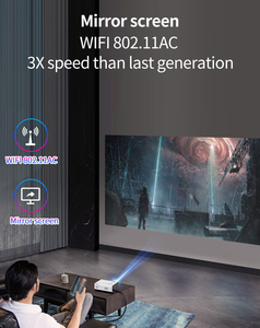 Máy Chiếu Mini, Loa Kép Tích Hợp Và Máy Chiếu Video Full HD 1080P, Đèn LED Tuổi Thọ 50000 Giờ, Tương Thích Với TV Stick, - Product Image 6