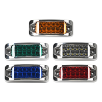 Feux de gabarit universels 12V 24V pour camions et remorques, feux latéraux à intensité variable (phares de croisement/route) et clignotants de signalisation pour véhicules lourds