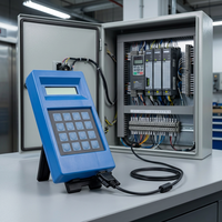 Outil de débogage de décodeur d'ascenseur LCD bleu avec clavier à membrane et programmeur de port série pour hôtels, appartements et centres commerciaux