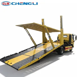 4.4m Wide Platform 7tons Two-Position 4X2 Flatecobed Roadside Rvery Wrecker <b>Truck</b> Heavy Tow <b>Truck</b> with Fast Loading - Product Image 6