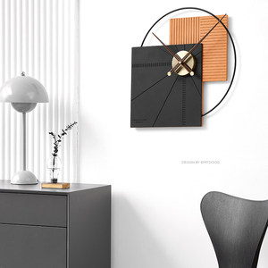 Nordic Creative <b>Wall</b> <b>Clock</b> Irregular Shape Quartz Movement <b>Silent</b> Battery Powered Living Room Decor - Product Image 1
