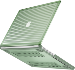 Estuche para computadora portátil de alta resistencia para <span class=keywords><strong>MacBook</strong></span> Air 13,3 Estuche con textura a rayas Protección contra caídas de grado militar | <span class=keywords><strong>Descuento</strong></span> al por mayor - Product Image 1