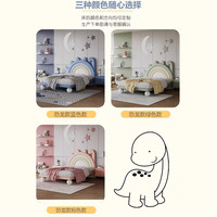 Cama de Dinosaurio para Niños y Niñas, Cama Individual de Madera con Diseño de Tiranosaurio Rex, con Barandilla y Tobogán para Dormitorio