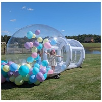 Piscine à balles commerciale gonflable maison à bulles pour enfant grande maison de rebond bon marché cavalier saut plein d'entrain château videur grand menton