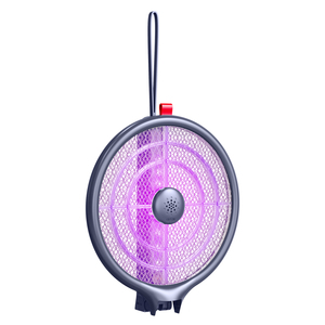 2024 New Arrival 3-Trong 1 Có Thể Gập Lại 3-Trong 1 Điện Fly Côn Trùng Killer Vỉ Đập Muỗi Zapper Killer Vỉ Đập Đèn Pin Hoạt Động - Product Image 4