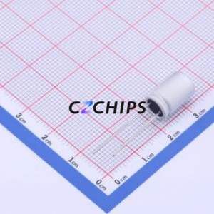 ตัวเก็บประจุแบบแข็ง ULR827M0JF1ARR แบบ Through-hole (THT), ขนาด D8xL11.5 มม. 820uF 20% 6.3V 6.1A 100kHz - Product Image 2