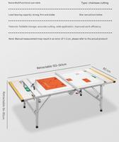 Table de travail électrique multifonctionnelle pour le travail du bois 85x75x30cm, établi pliant et réglable en hauteur avec moteur - Facile à utiliser