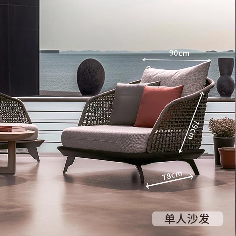 Sofá individual (espuma de alta densidad Oliven)