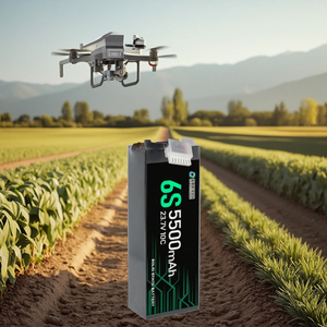 Hiệu suất cao, trọng lượng nhẹ 6500mAh/5500mAh cao c-rate 4S/6S gói pin Li-ion cho xe đạp điện tử và máy bay không người lái - Product Image 5