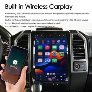 Radio Multimedia para Auto, Reproductor de Video Estéreo con GPS, Android 13, Pantalla Vertical Grande para Ford Raptor F150 F250 F350 F450 F650 2015 - 2019 - Product Image 2