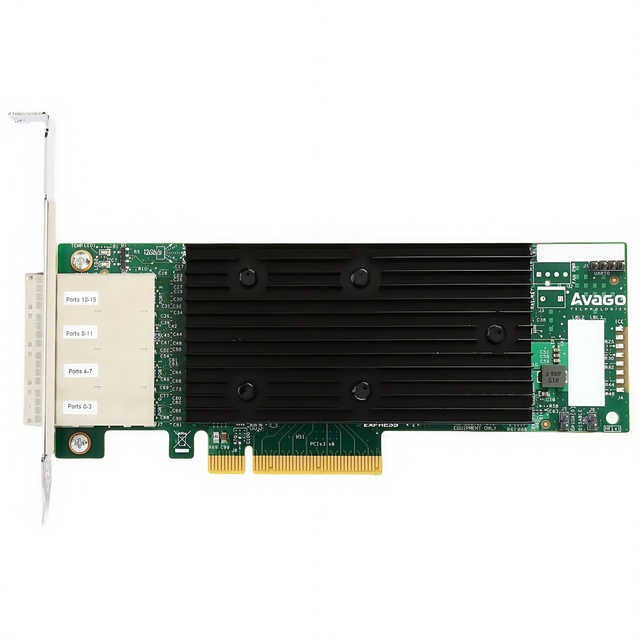 Controller Card SAS3216 PCIe 3.0 X8 Interface 12Gb/s 16 Port External SAS/SATA HBA/RAID Controller 9305-16E
