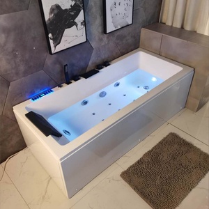 Spa Jacuzzi d'angle portable en acrylique pour deux personnes, design moderne, écologique, avec robinet inclus - Product Image 1