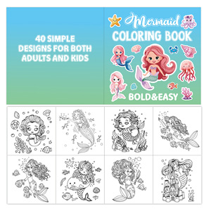 สมุดระบายสีคุณภาพสูงราคาถูกสำหรับเด็ก สมุดระบายสีสำหรับเด็กขายส่ง สมุดวาดเขียนสำหรับเด็ก - Product Image 4