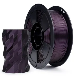 ZIRO paillettes Pla Filament 1kg 1.75mm titane brûlé violet échantillon plastique imprimante 3d fil lisse filament PLA mystique