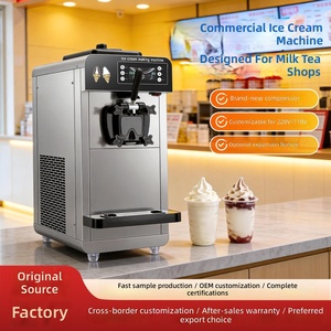 Máquina de Helado Suave Comercial MIXUE, Totalmente Automática, de Acero Inoxidable, para Mostrador, con 1 Año de Garantía - Product Image 2